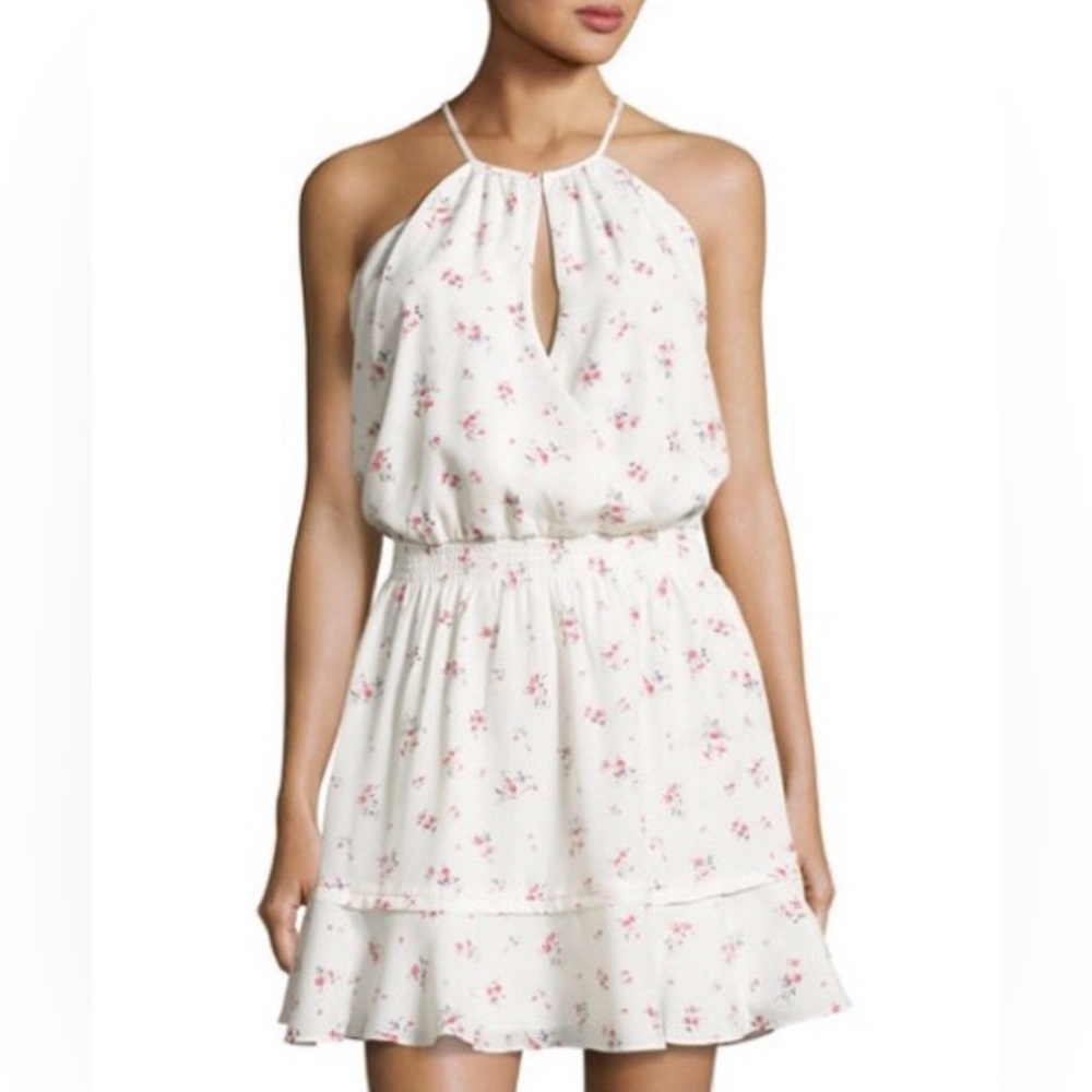 Parker, White Sleeveless Floral Dress, NWOT, Size Small